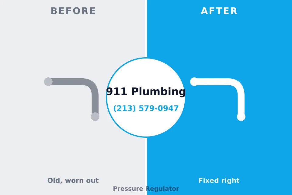 Before and after: plumbing repair Stateburg, SC